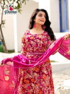Parra Sangam Anarkali Soft Organza Printed Readymade Suits Catalog

